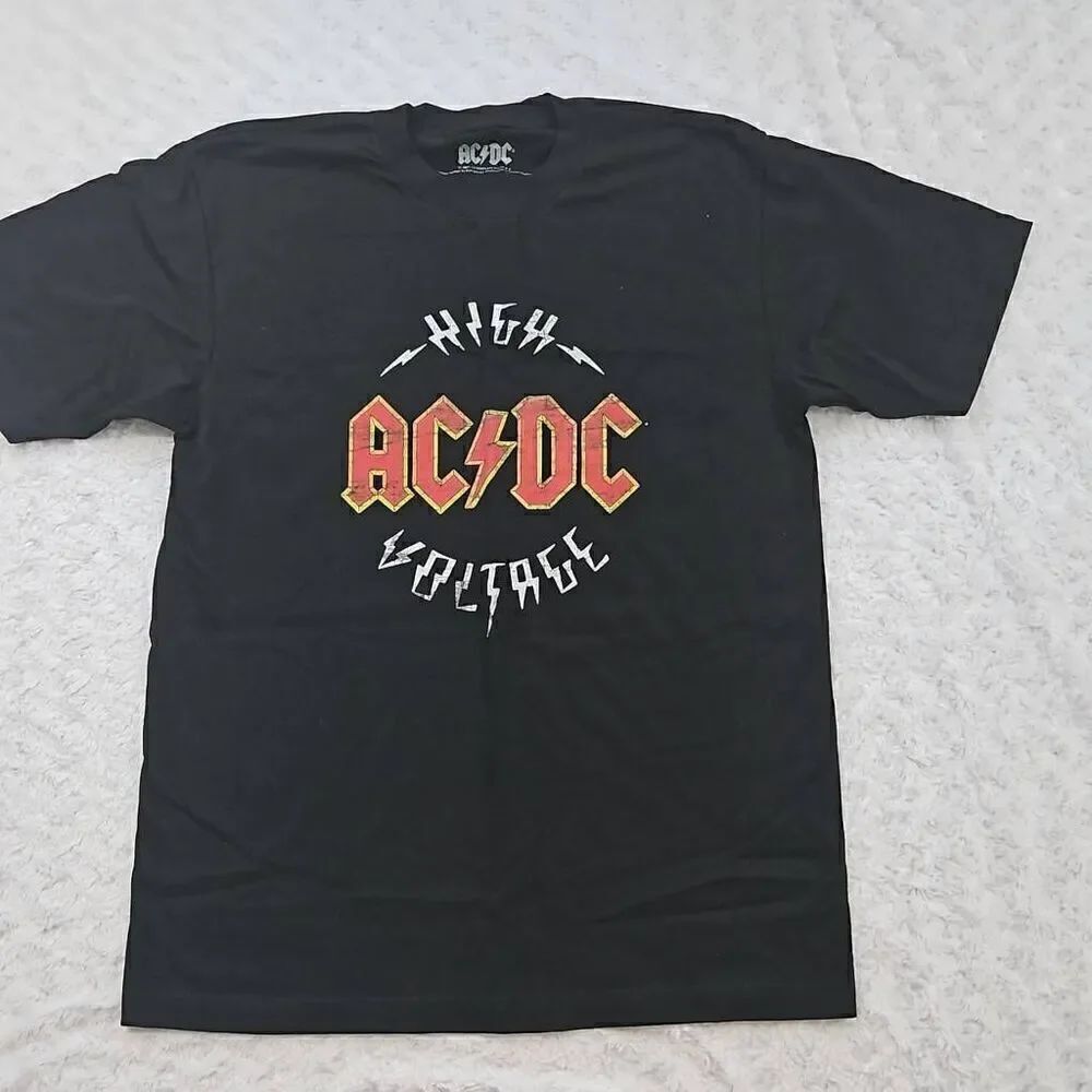 AC / DC High Voltage Shirt Mens XL based on measurements hairband rock concert